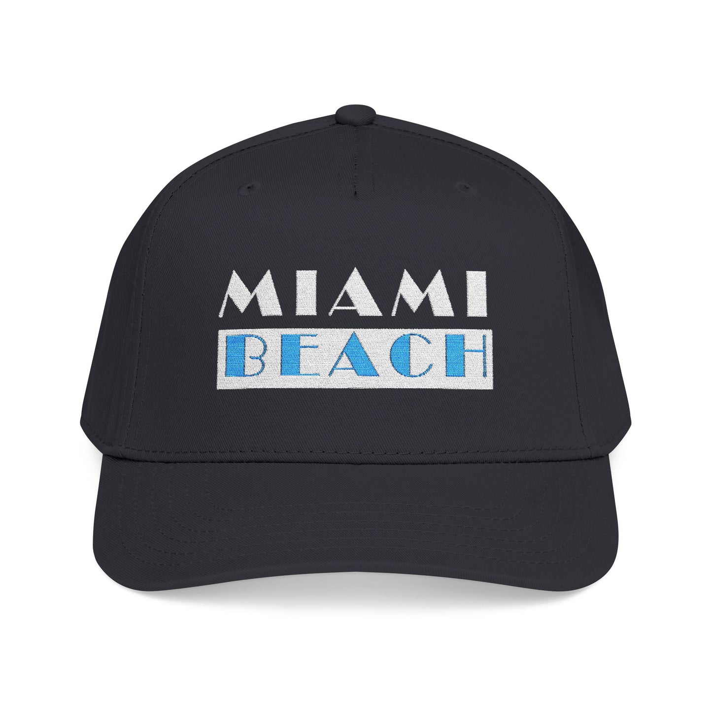 Miami Beach Mid-Profile Cap – Black