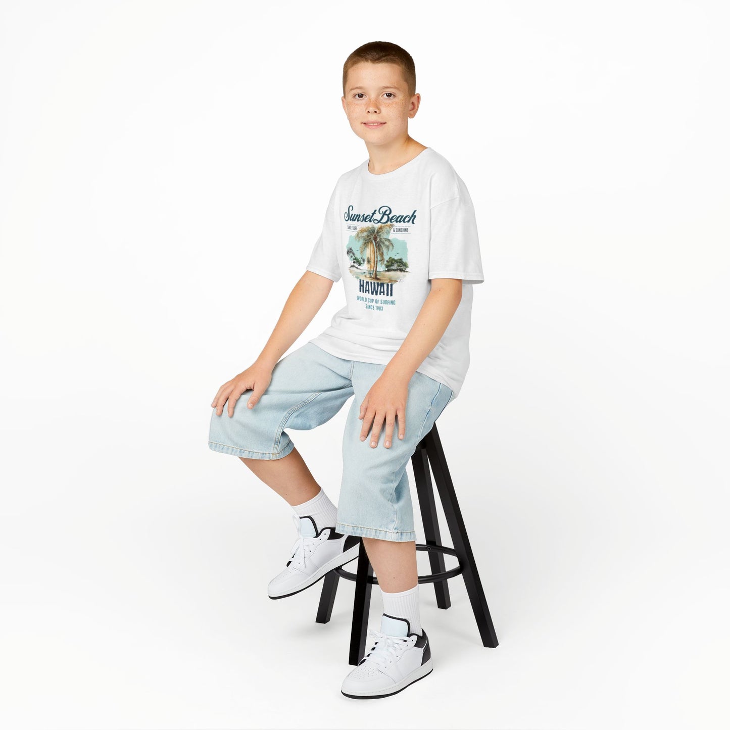 Hawaii Sunset Beach Kids T-Shirt