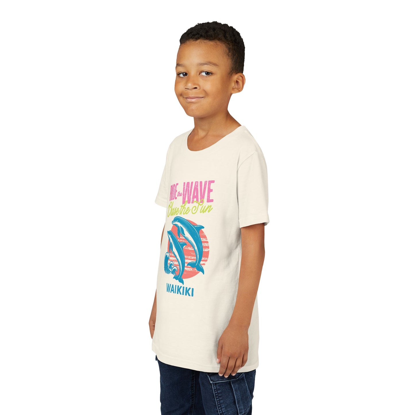 Waikiki Hawaii Dolphin Kids' T-shirt