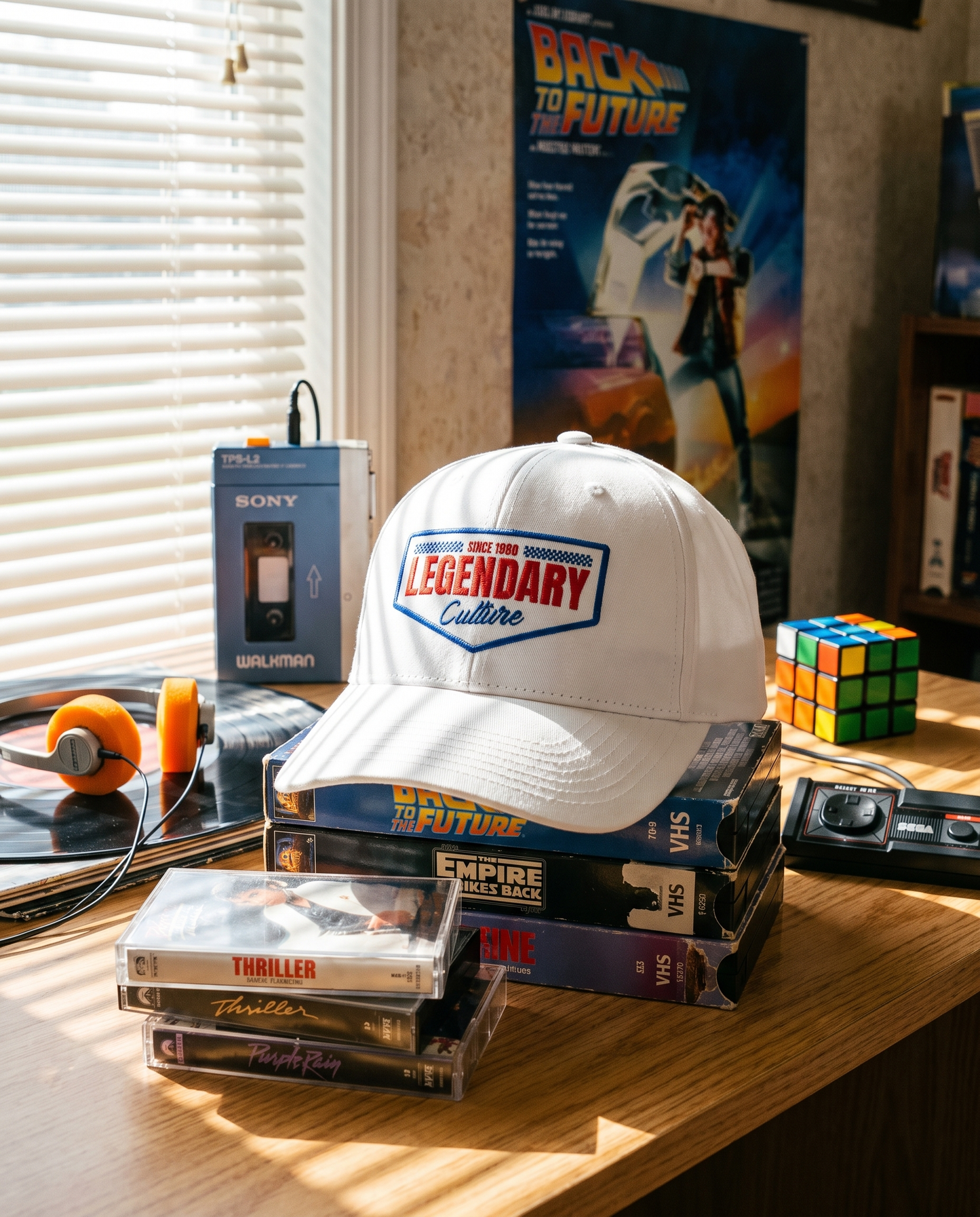 Legendary Culture from 1980 Classic Mid-Profile Cap – White
