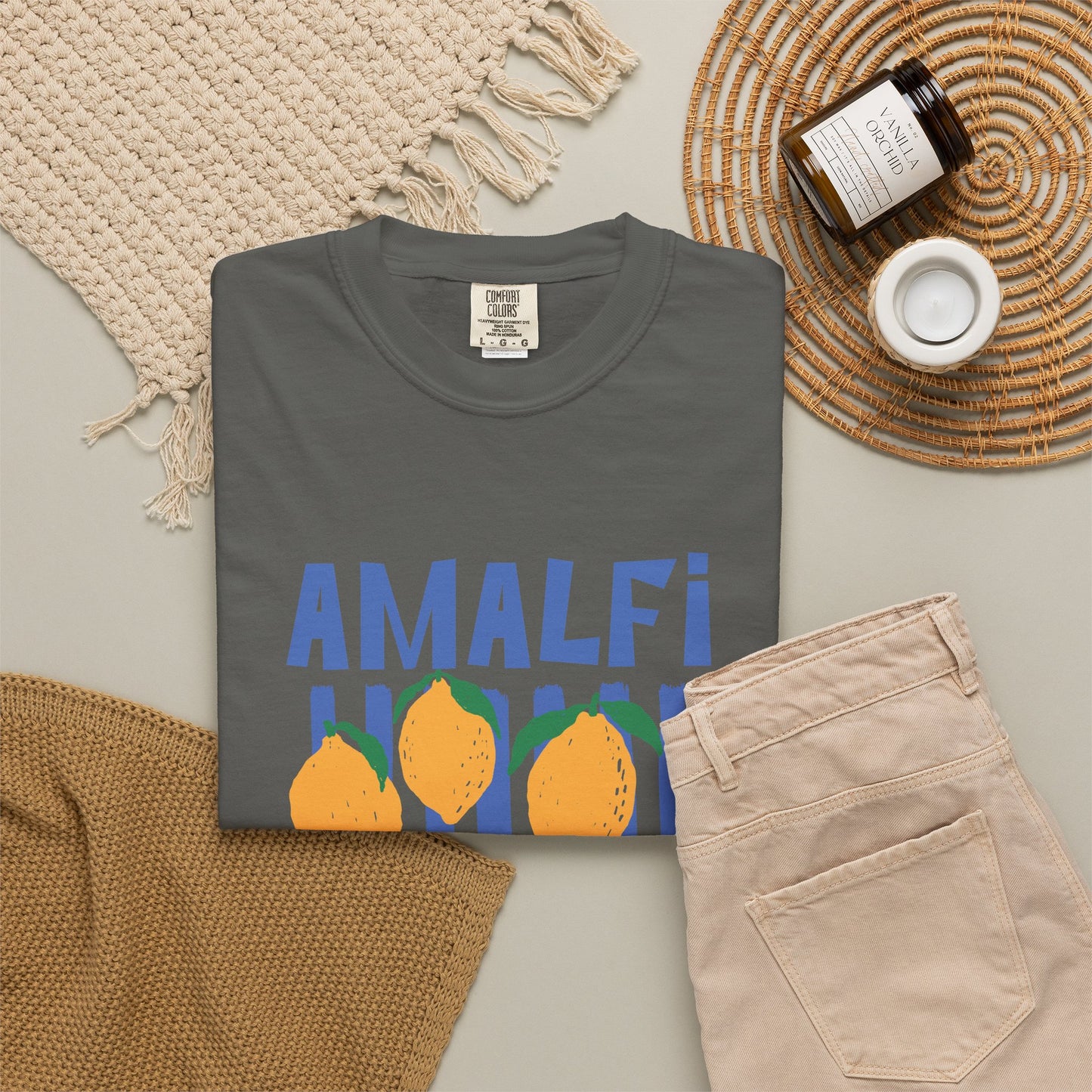 Amalfi Lemons Graphic T-Shirt - Italy Travel Tee