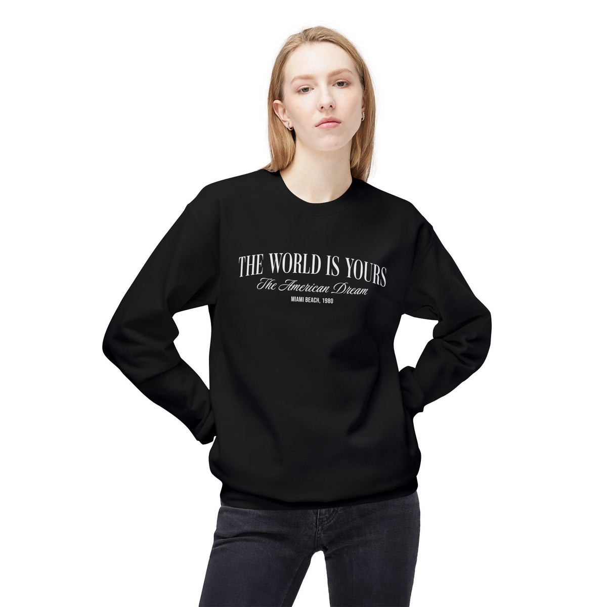 The World Is Yours Vintage Graphic Sweatshirt
