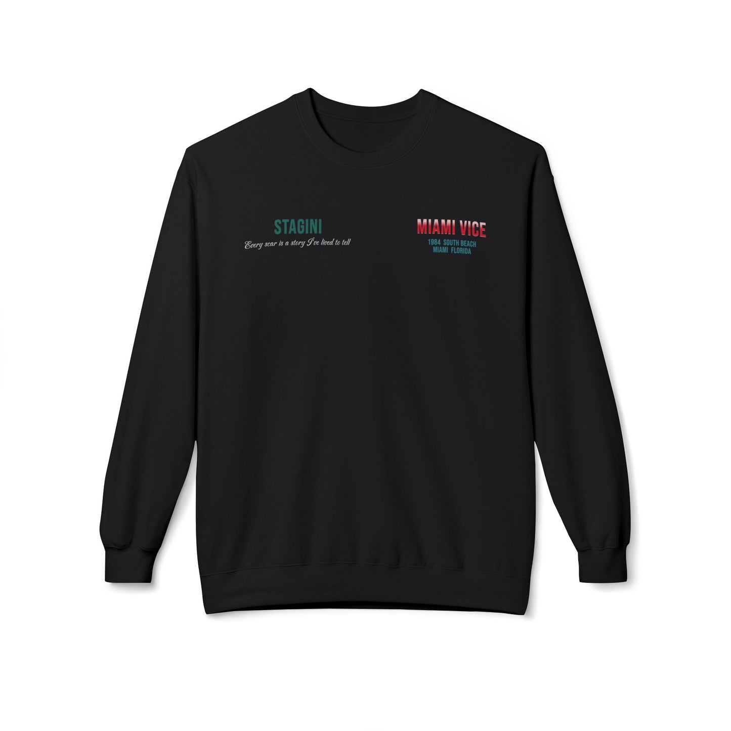 Miami Vice 1980s Graphic Sweatshirt