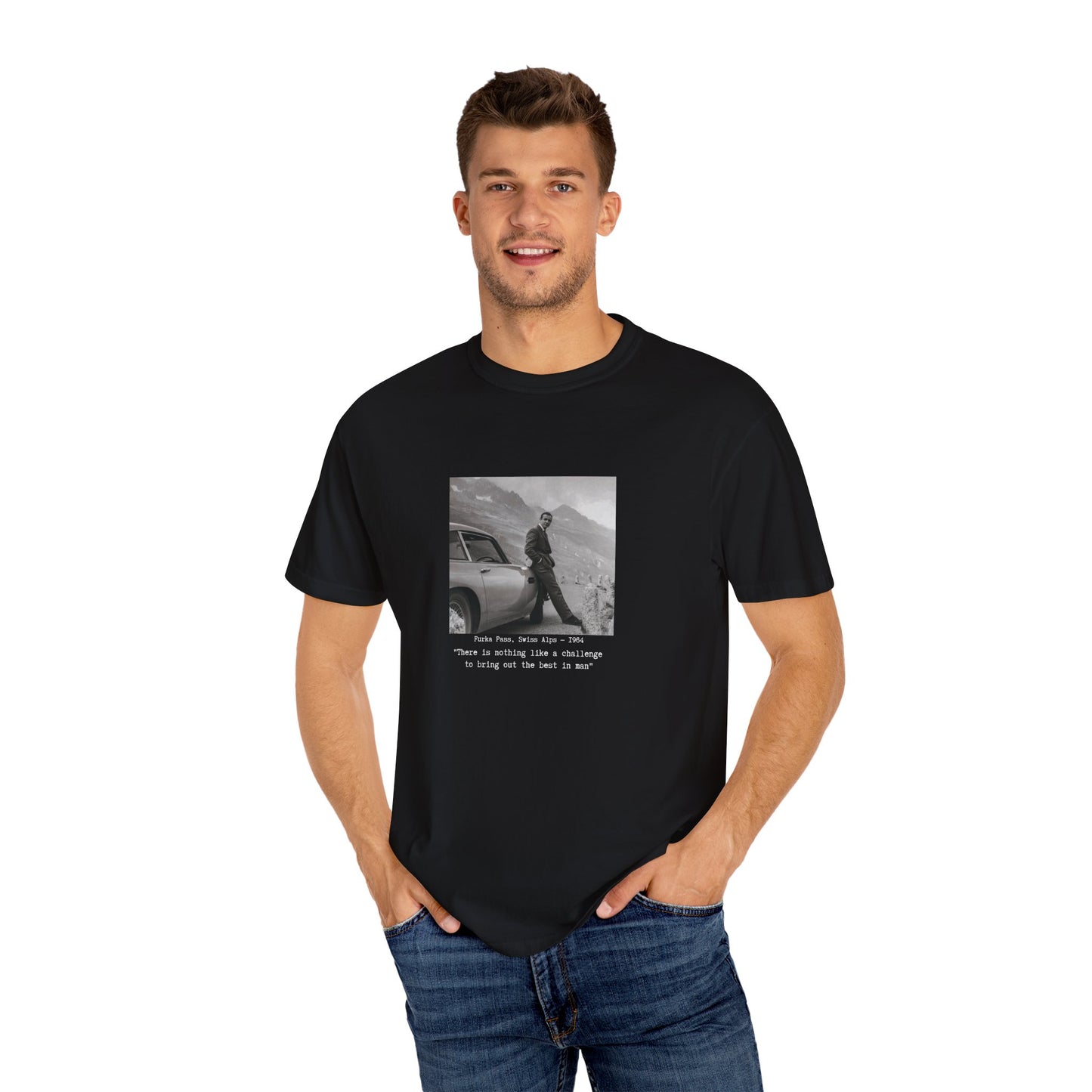 Sean Connery 1960s Vintage Photo Graphic T-Shirt