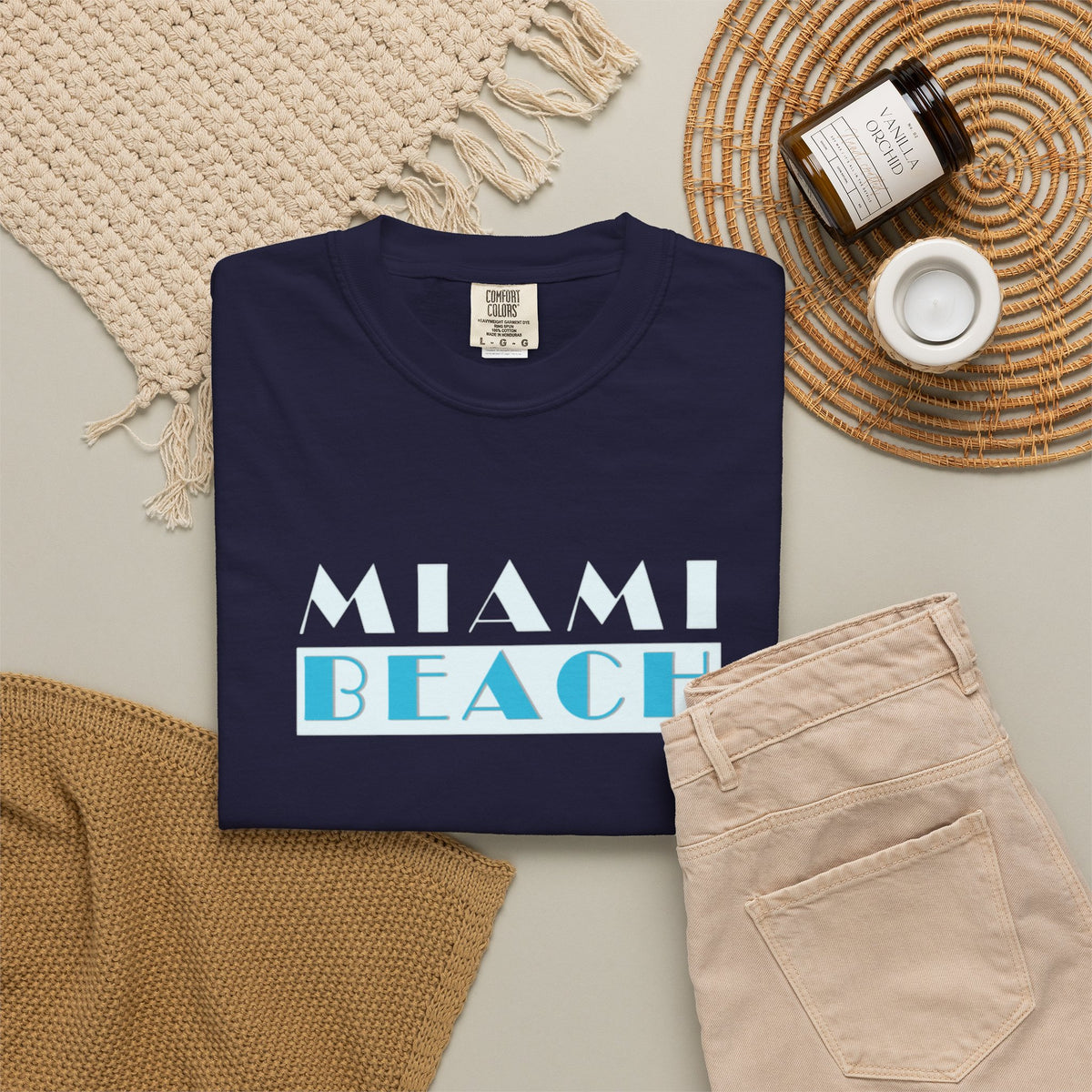 Miami Beach Retro Graphic T-Shirt