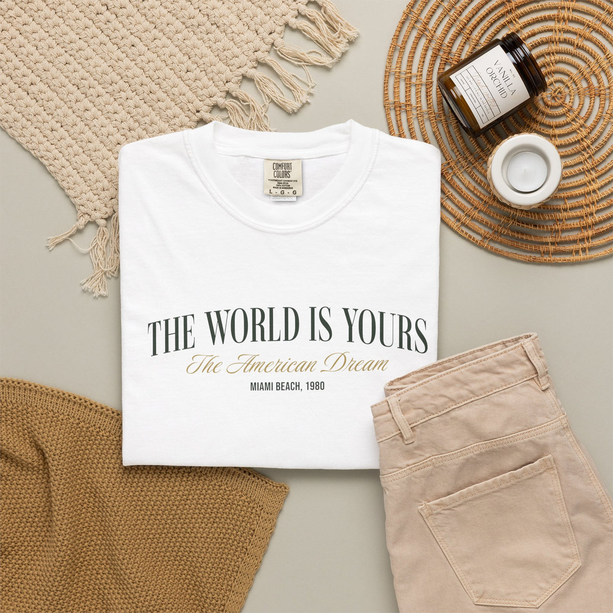 The World Is Yours Vintage Graphic T-Shirt