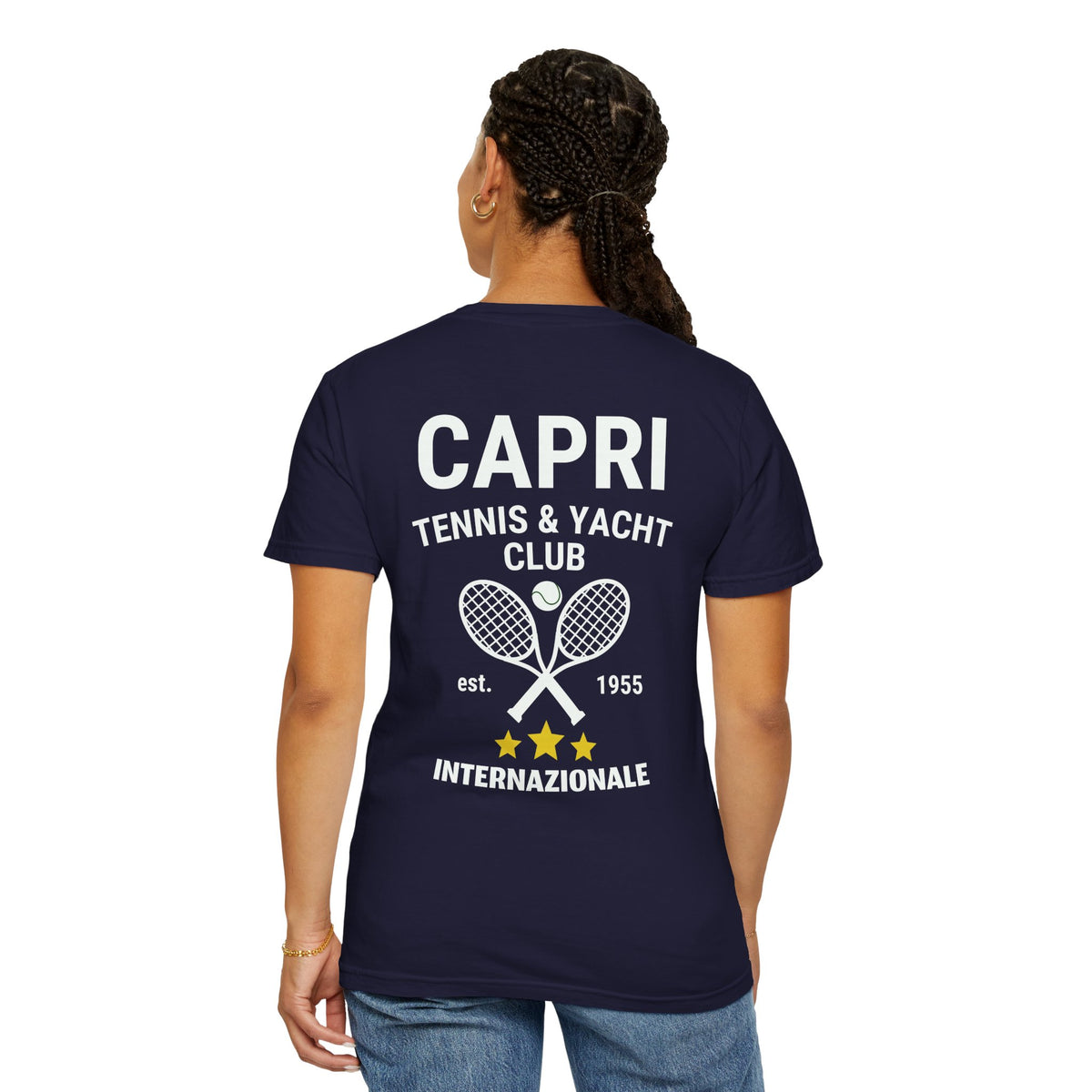 Capri Tennis & Yacht Club Graphic T-Shirt