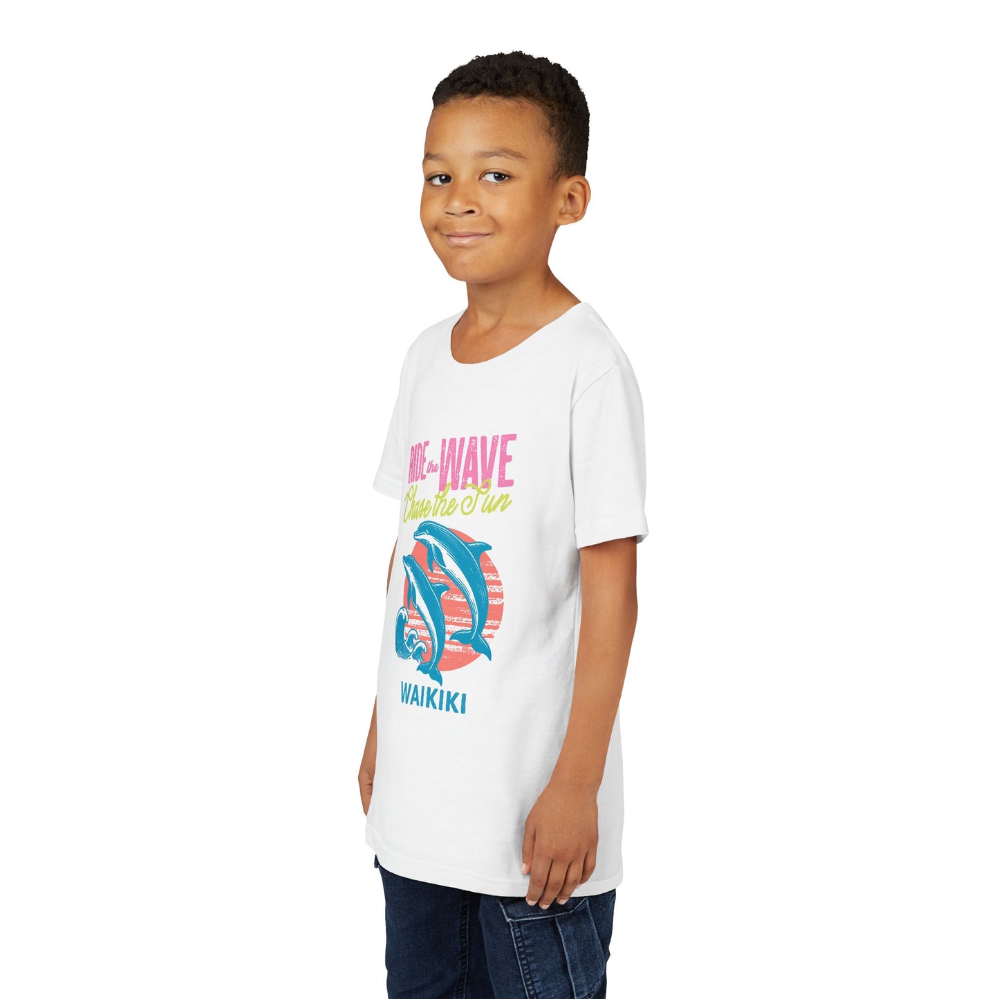 Waikiki Hawaii Dolphin Kids' T-shirt