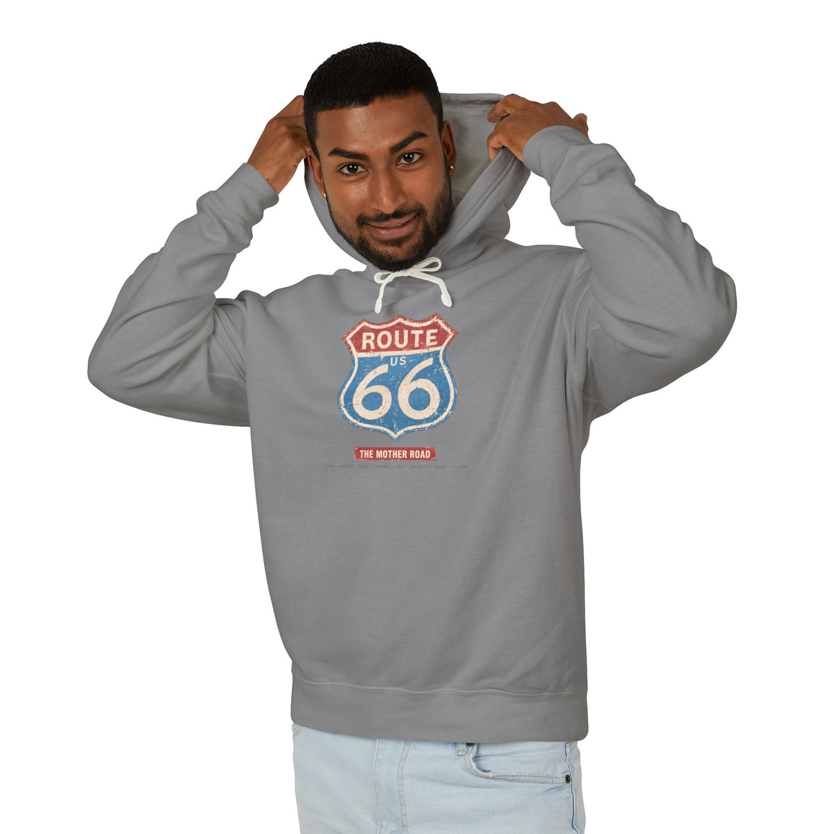 Route 66 Retro Graphic Hoodie