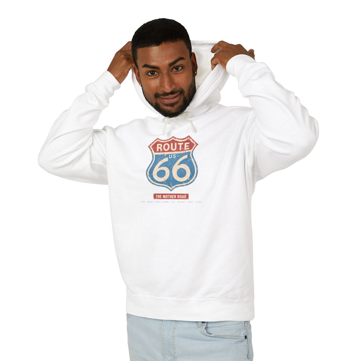 Route 66 Retro Graphic Hoodie