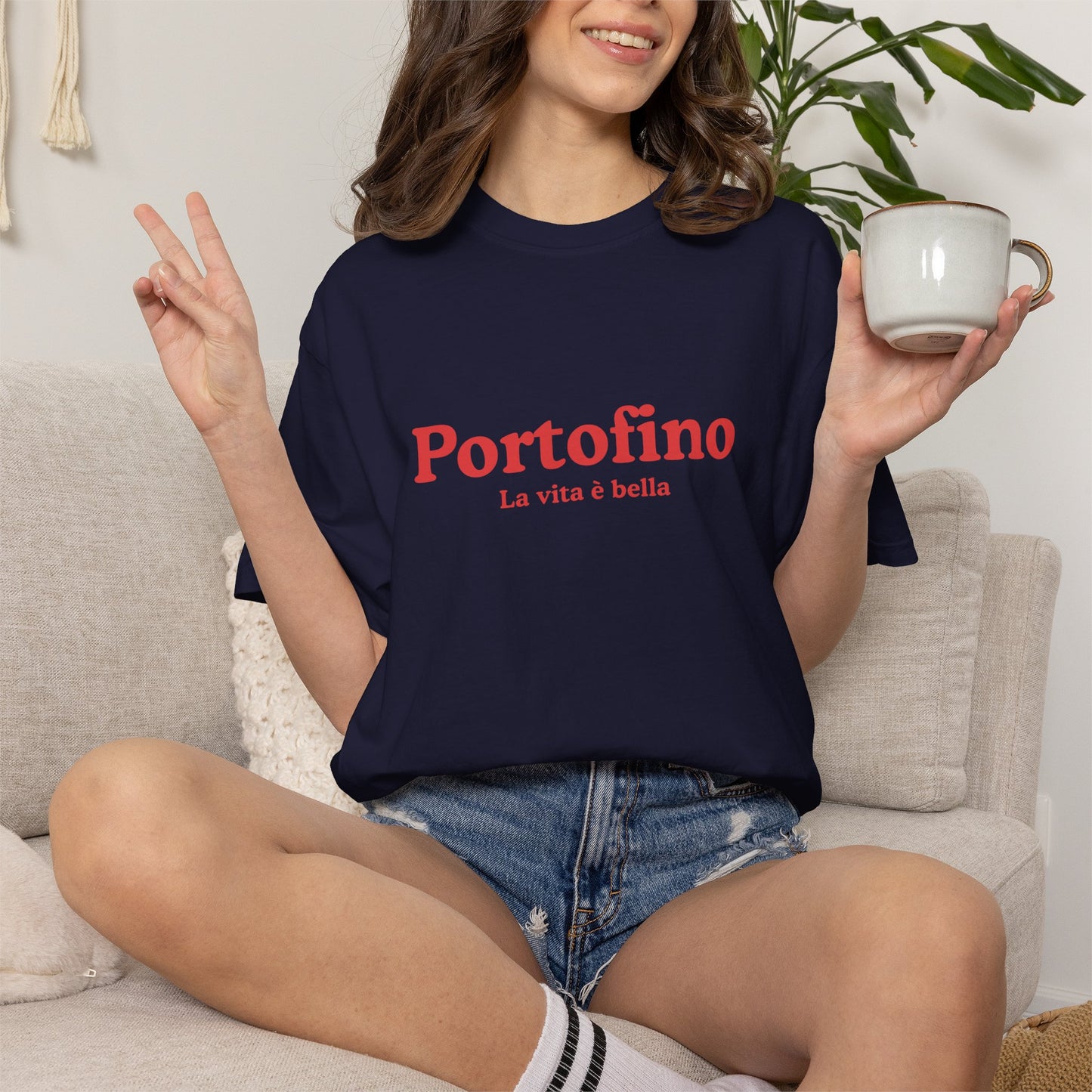 Portofino Retro Graphic T-Shirt