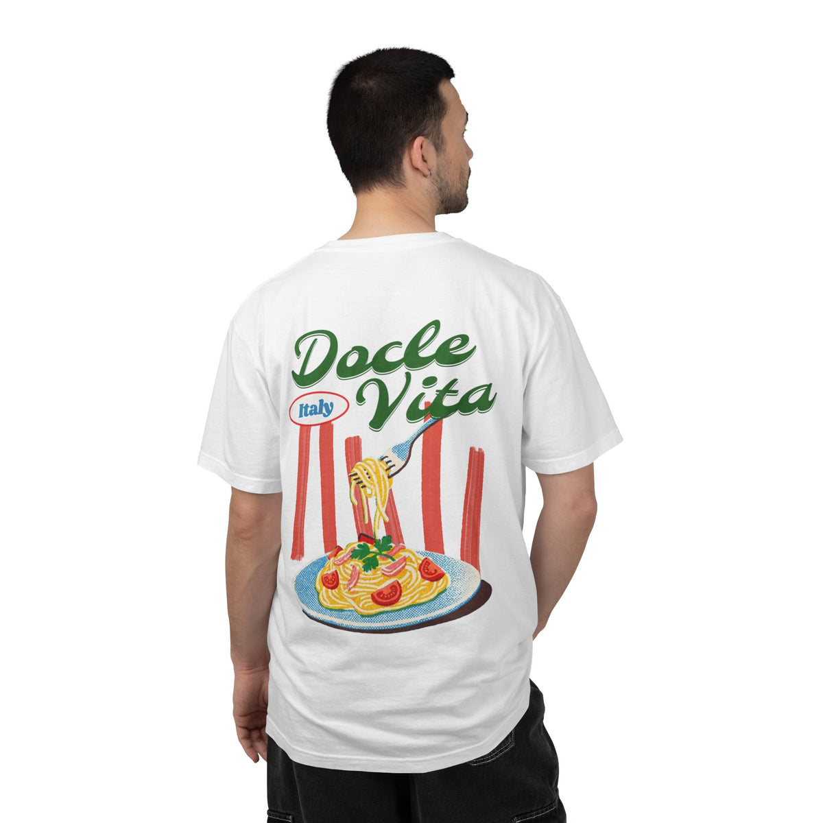 Dolce Vita Italy Pasta Graphic T-Shirt