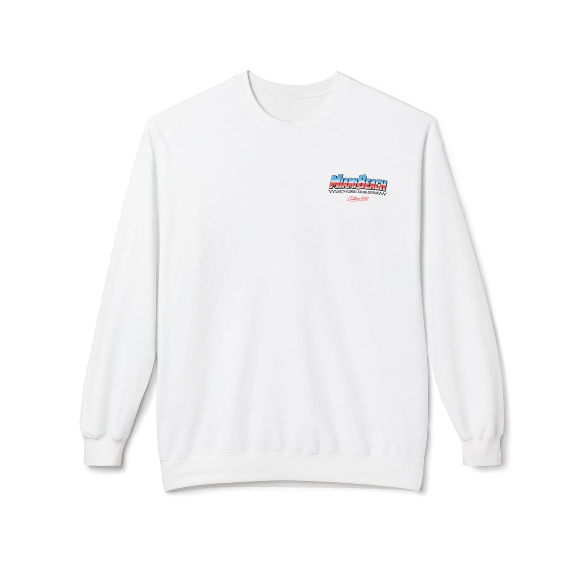 Miami Beach South Florida Racing Division Retro Graphic Sweatshirt