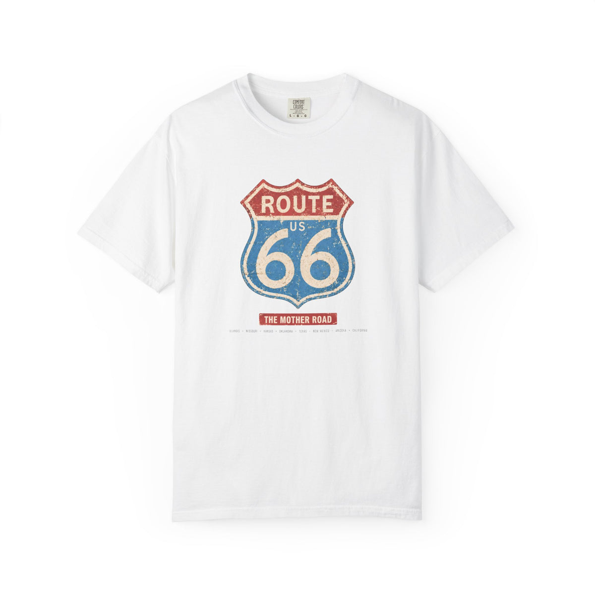 Route 66 US Retro Graphic T-Shirt