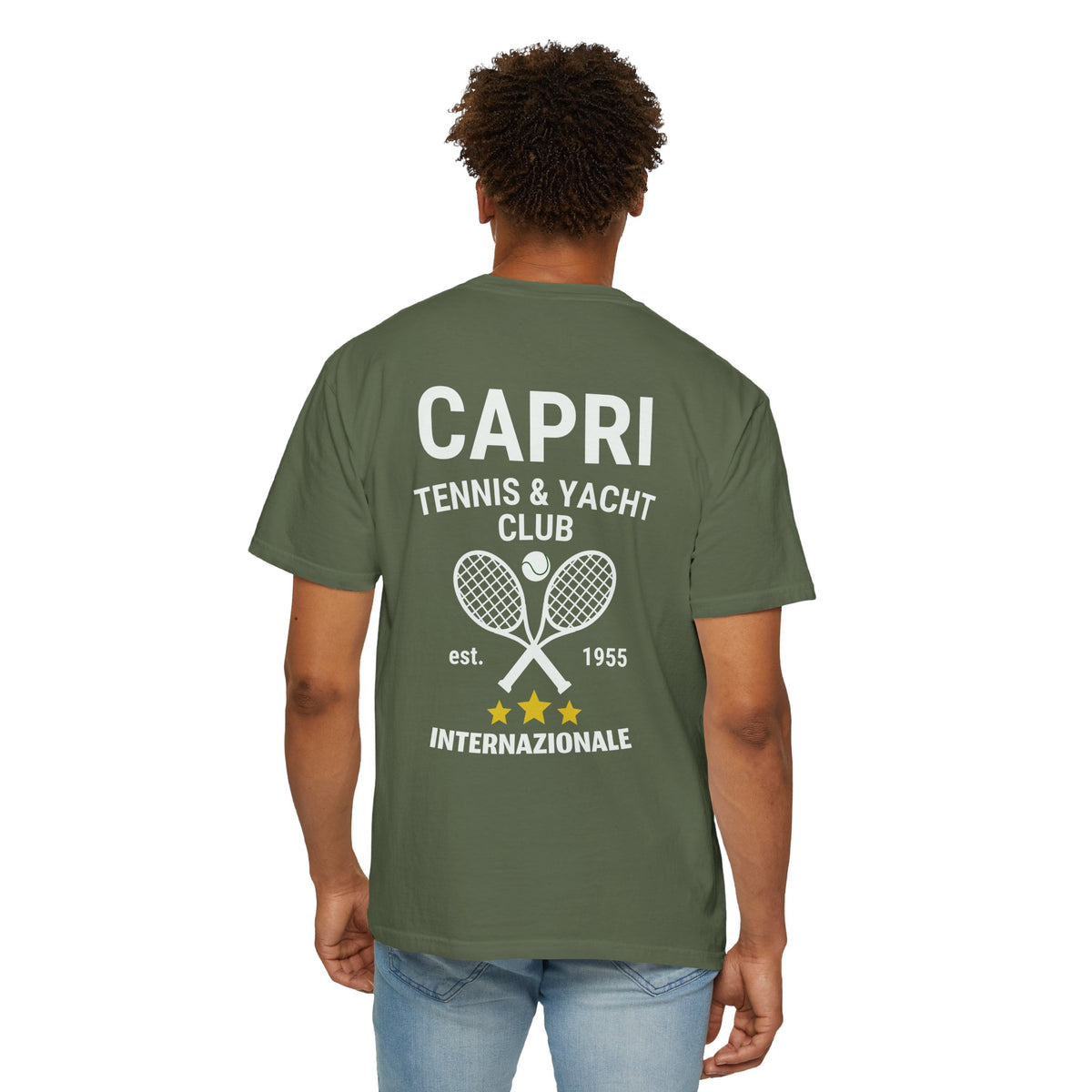 Capri Tennis & Yacht Club Graphic T-Shirt