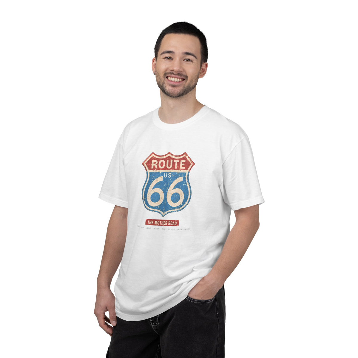Route 66 US Retro Graphic T-Shirt