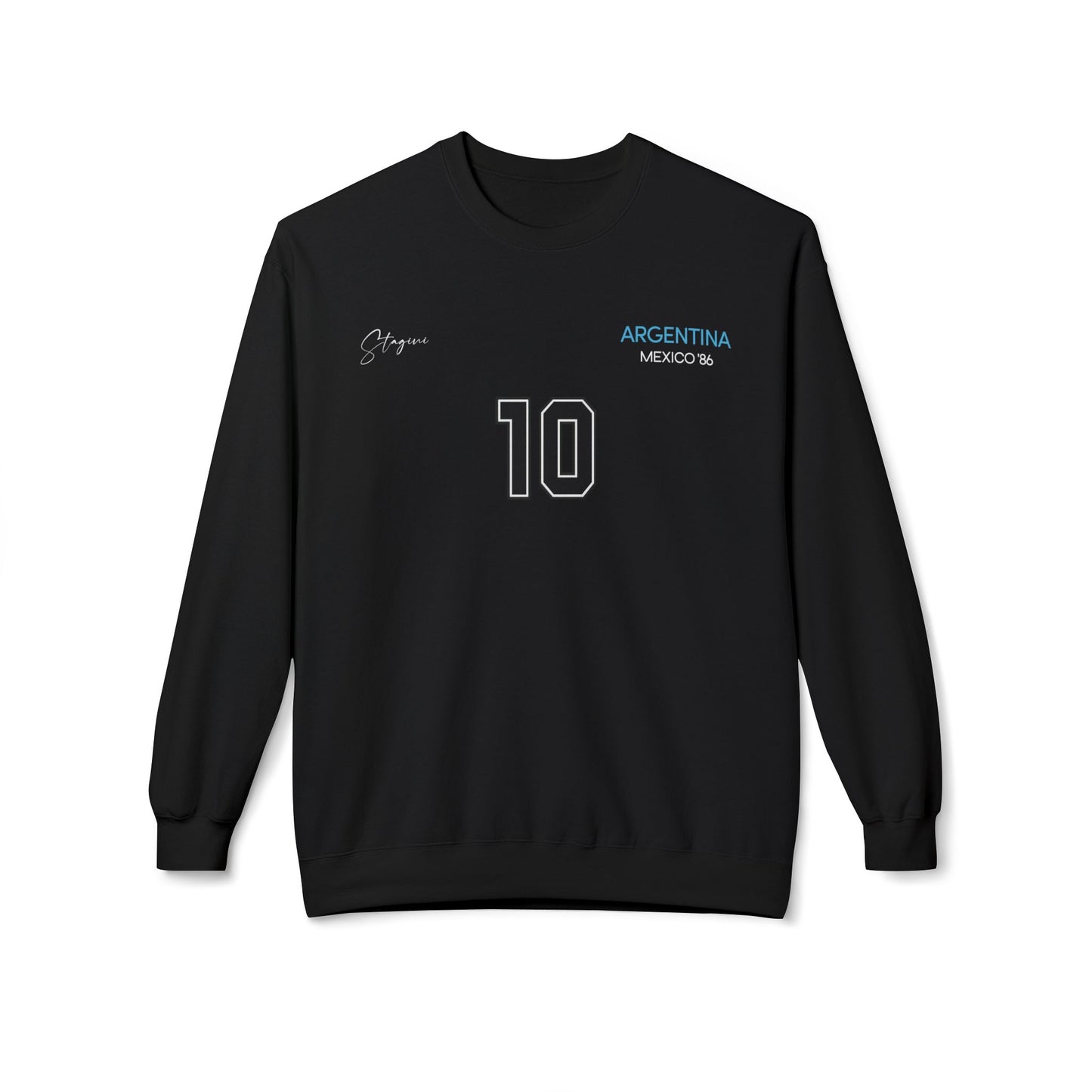 Argentina Football World Champions Mexico '86 Retro Graphic Sweatshirt
