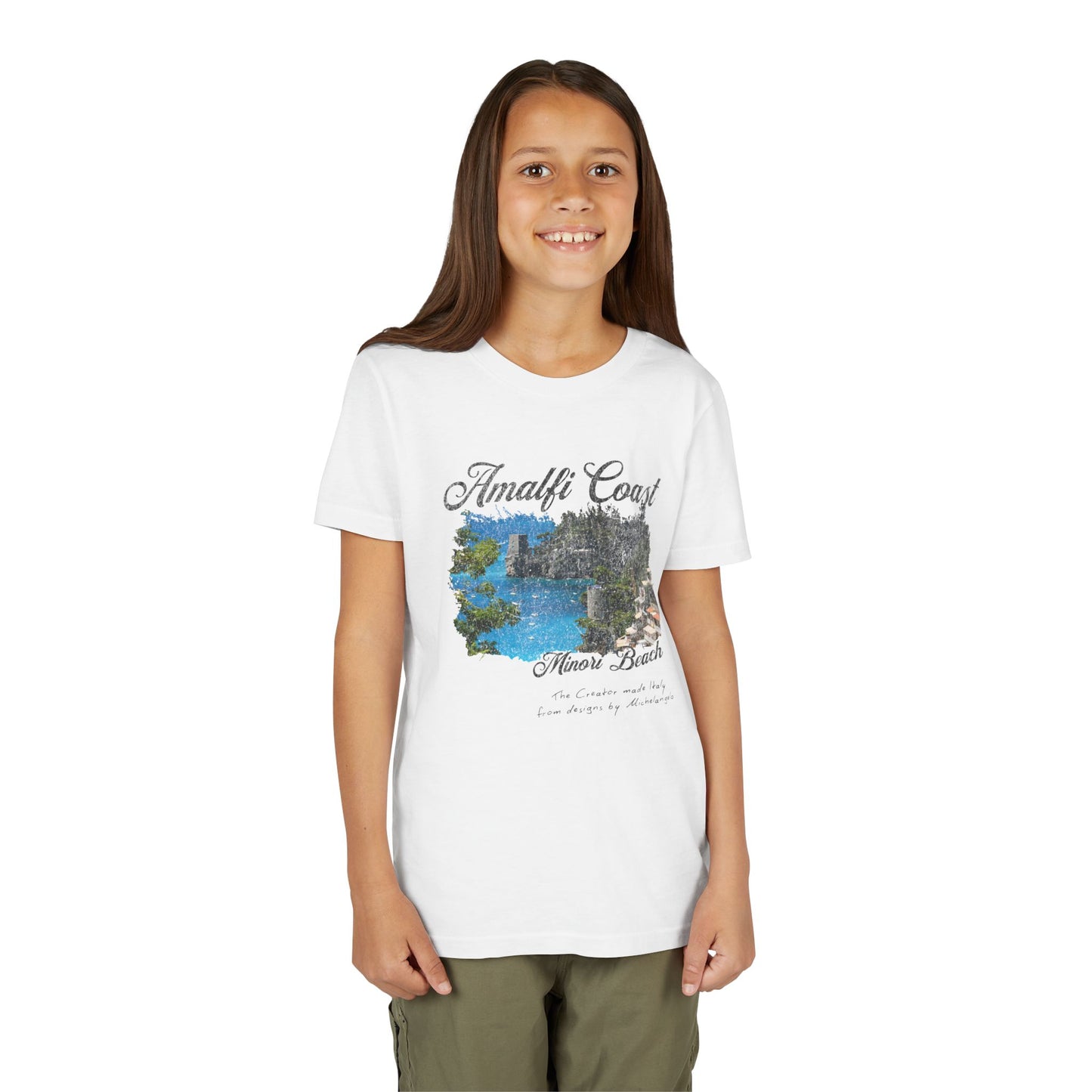 Amalfi Italy Minori Beach Kids' T-shirt
