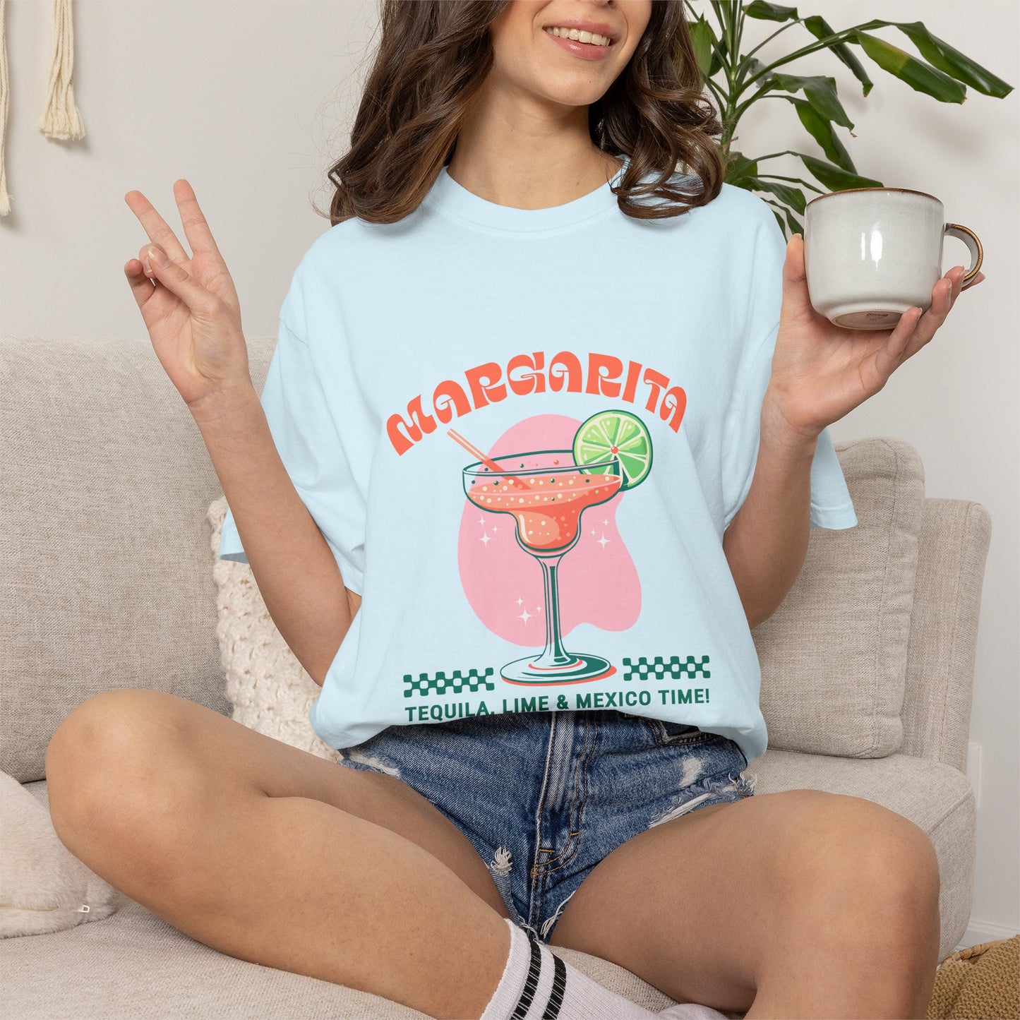 Margarita Coctail Mexico Graphic T-Shirt