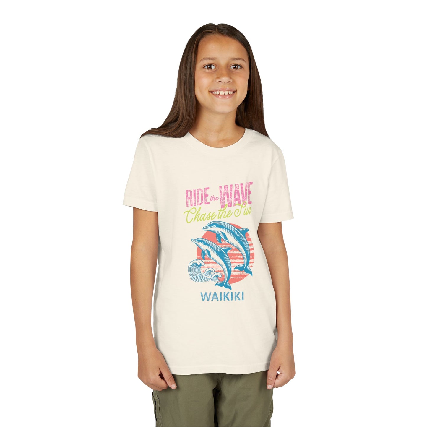 Waikiki Hawaii Dolphin Kids' T-shirt