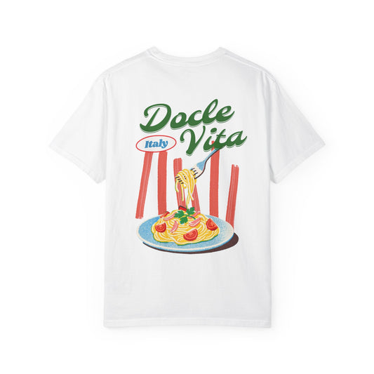 Dolce Vita Italy Pasta Graphic T-Shirt