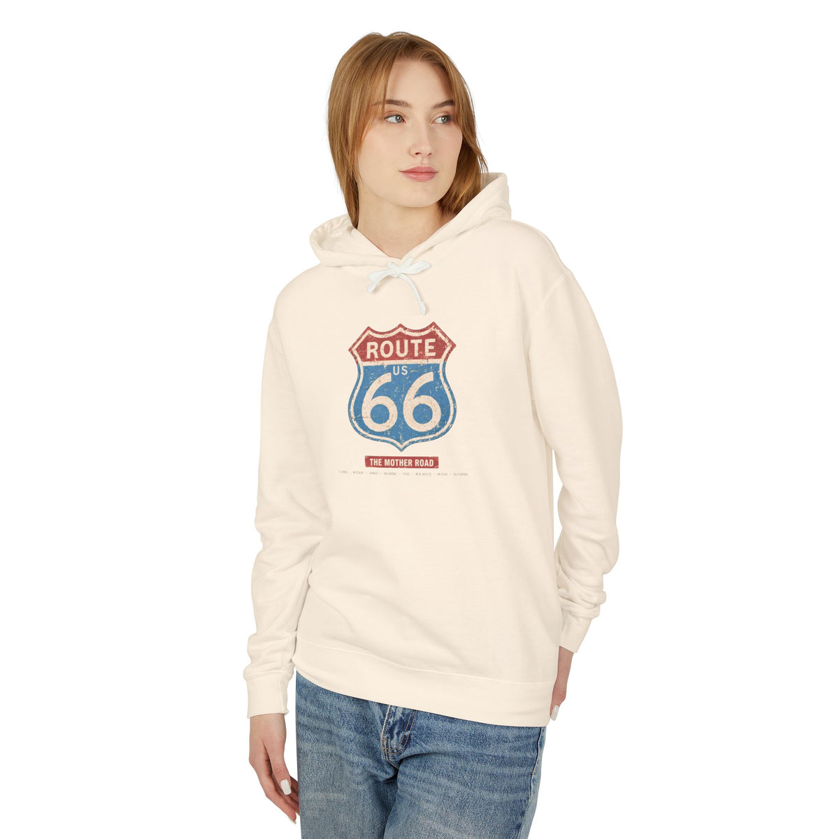 Route 66 Retro Graphic Hoodie