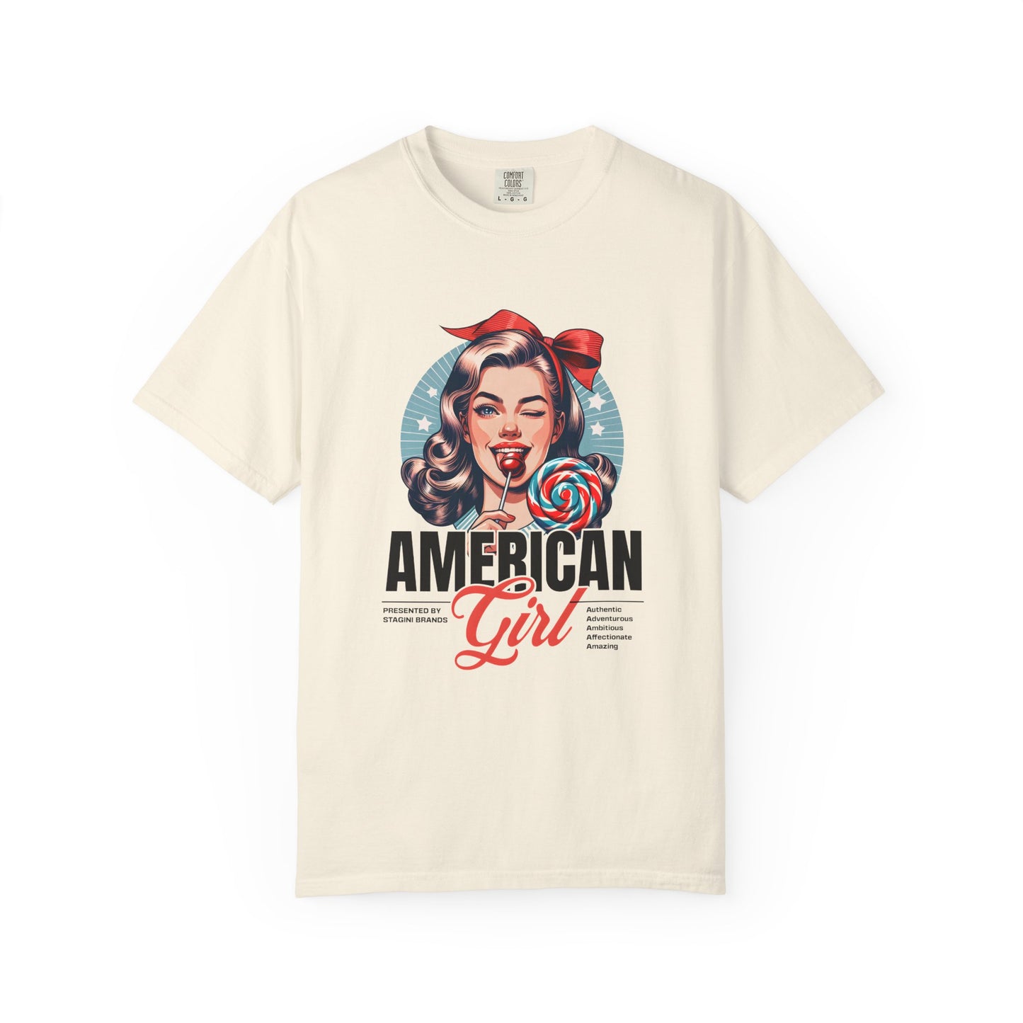 American Girl 1950s Retro Graphic T-Shirt
