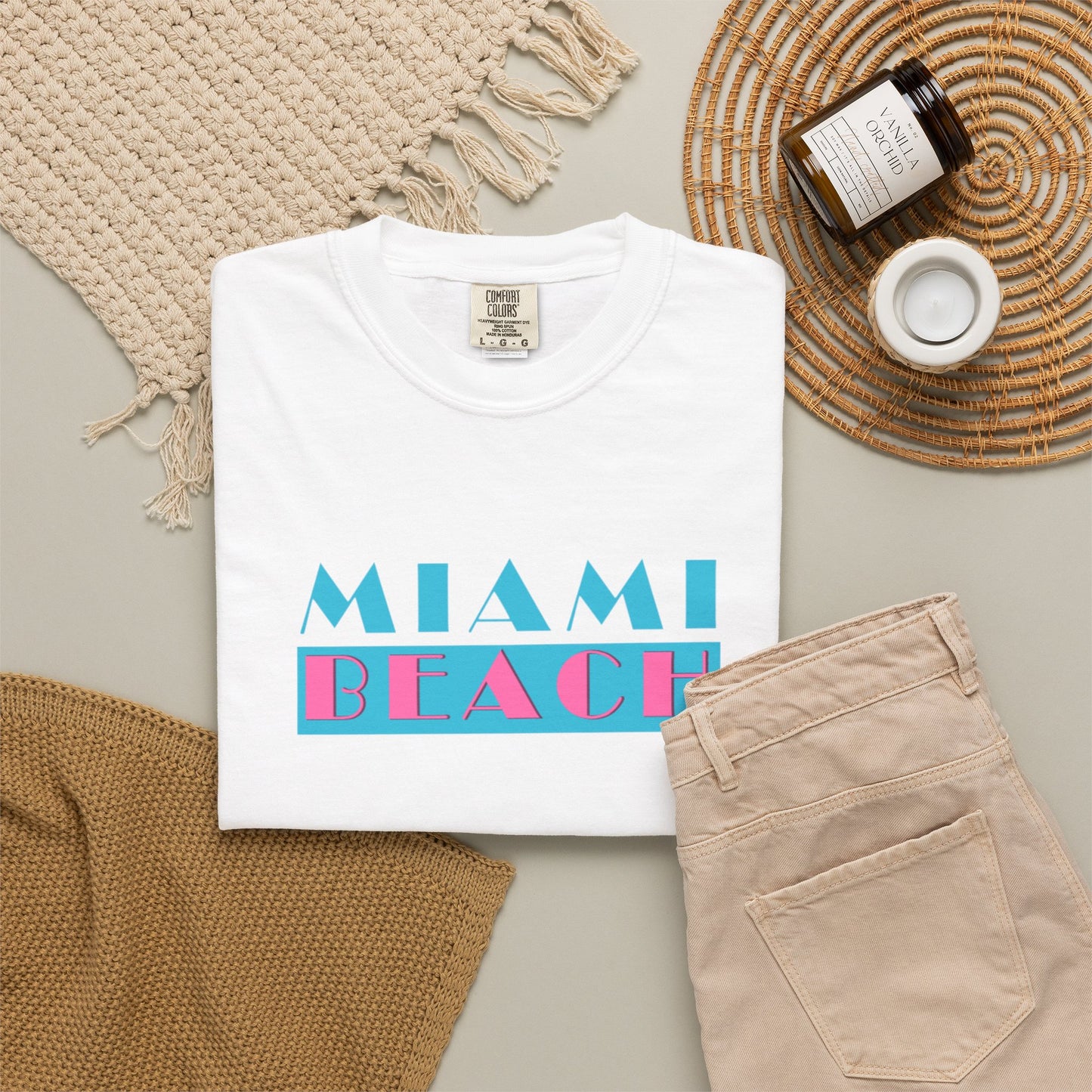 Miami Beach Retro Graphic T-Shirt