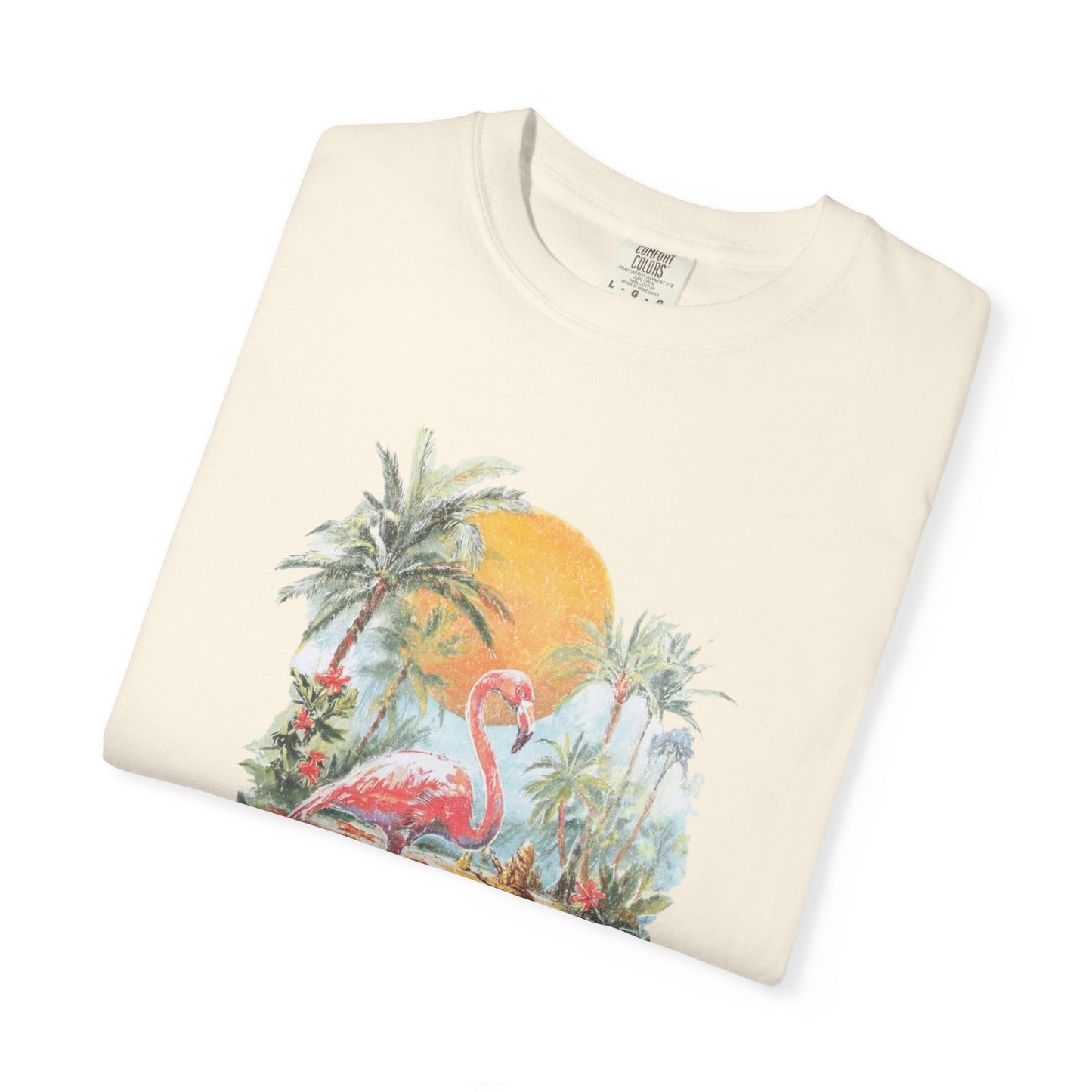 Palm Beach Florida Flamingo Graphic T-Shirt