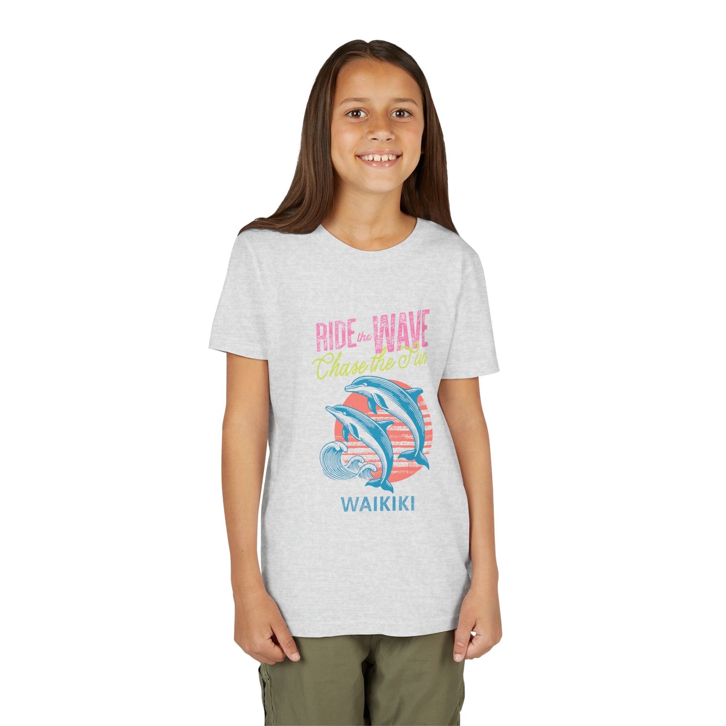 Waikiki Hawaii Dolphin Kids' T-shirt
