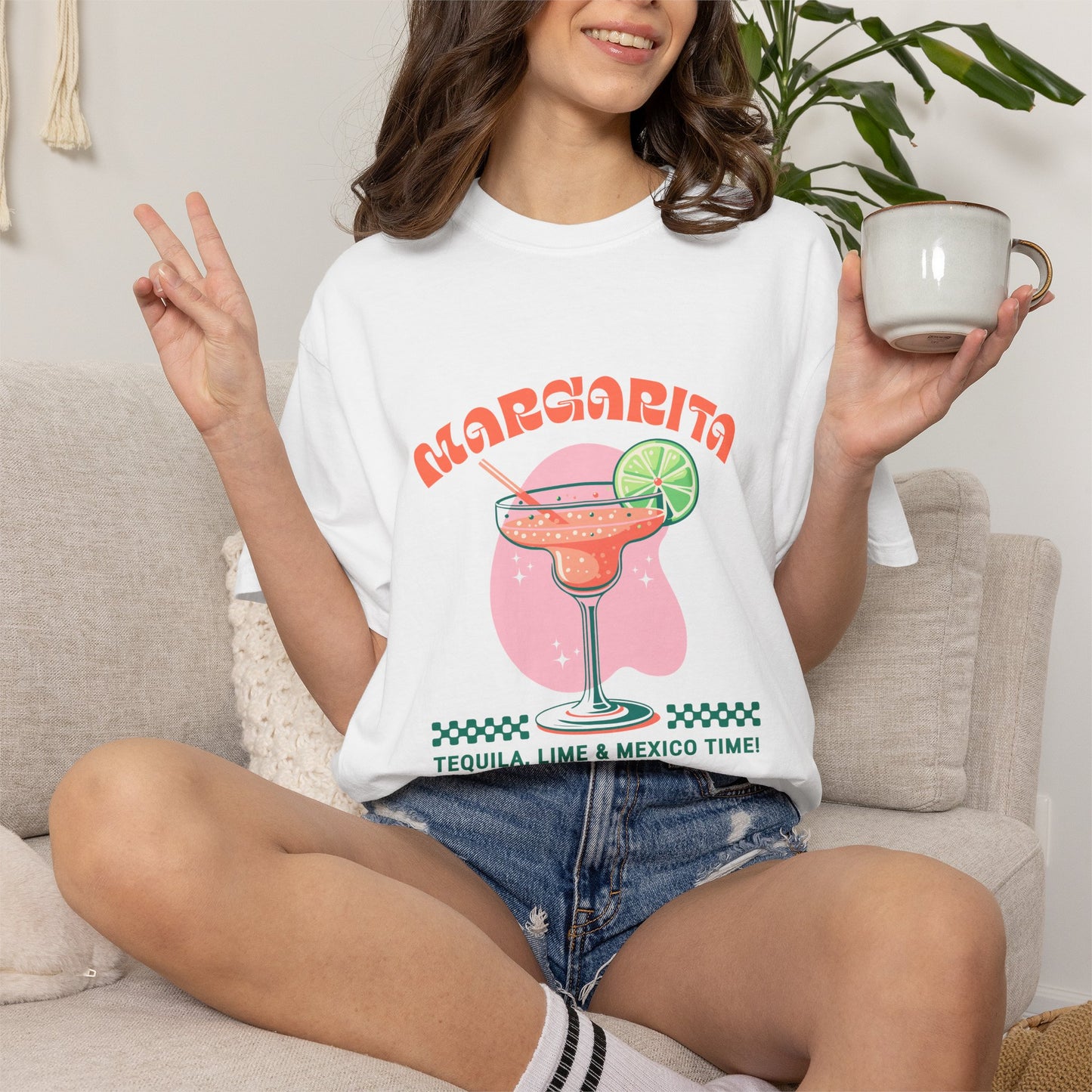Margarita Coctail Mexico Graphic T-Shirt