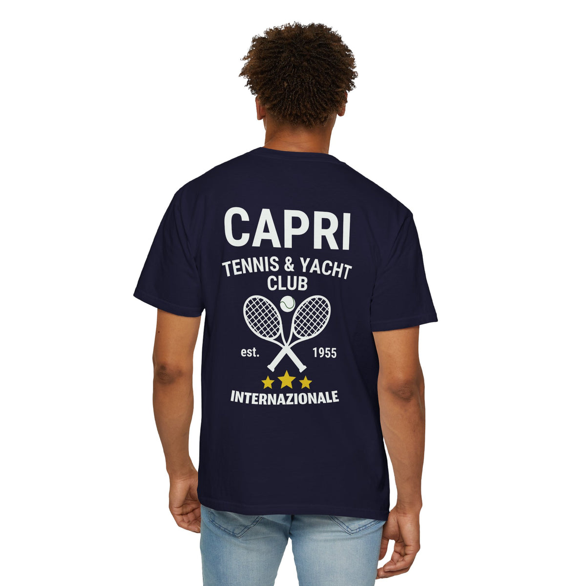 Capri Tennis & Yacht Club Graphic T-Shirt