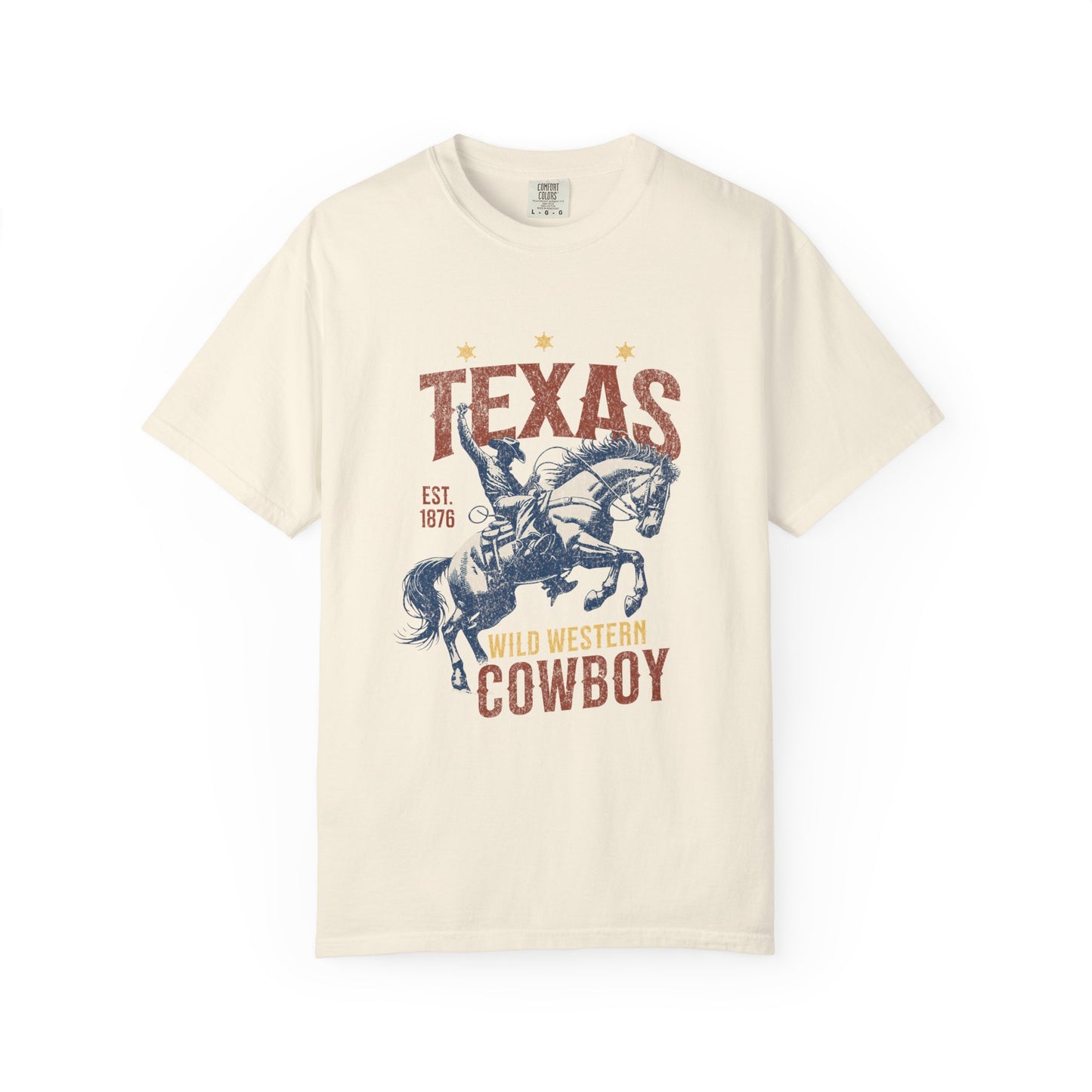 Texas Western Cowboy Graphic T-Shirt