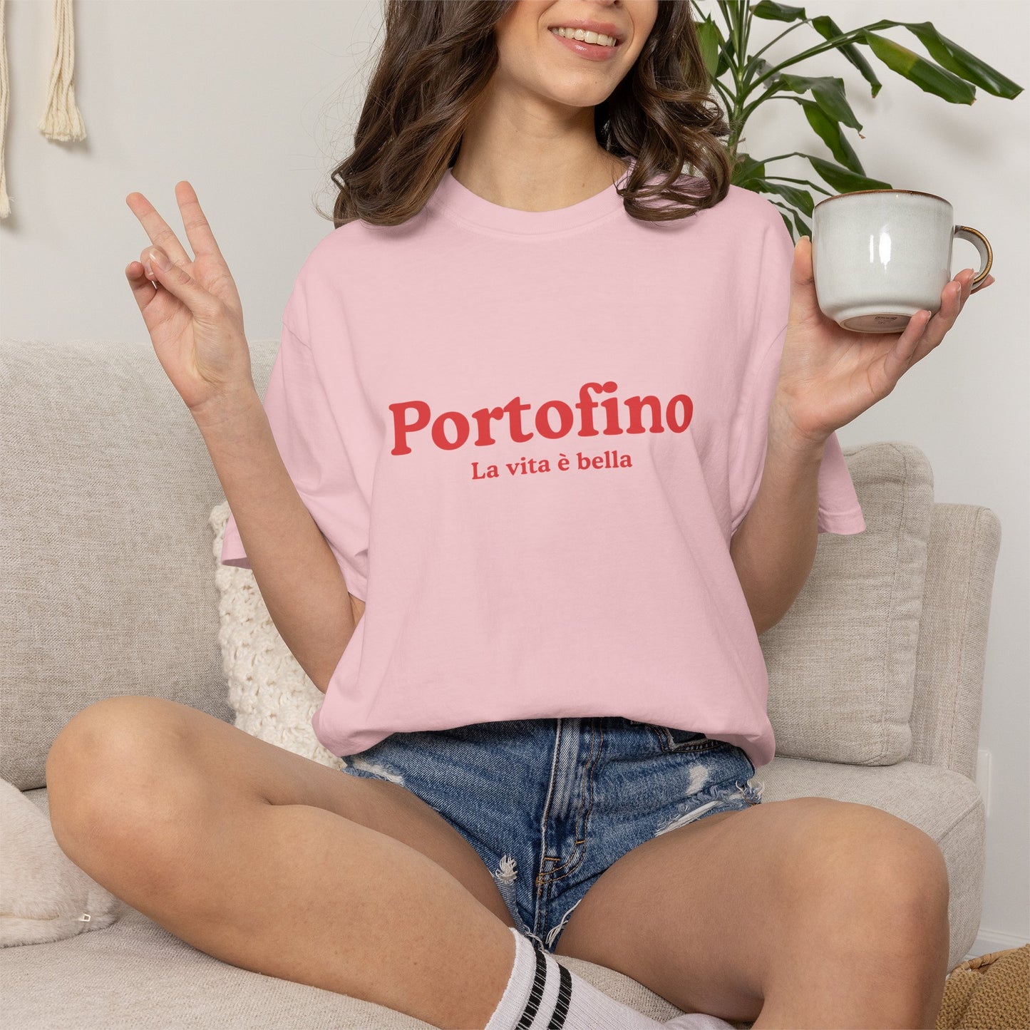 Portofino Retro Graphic T-Shirt