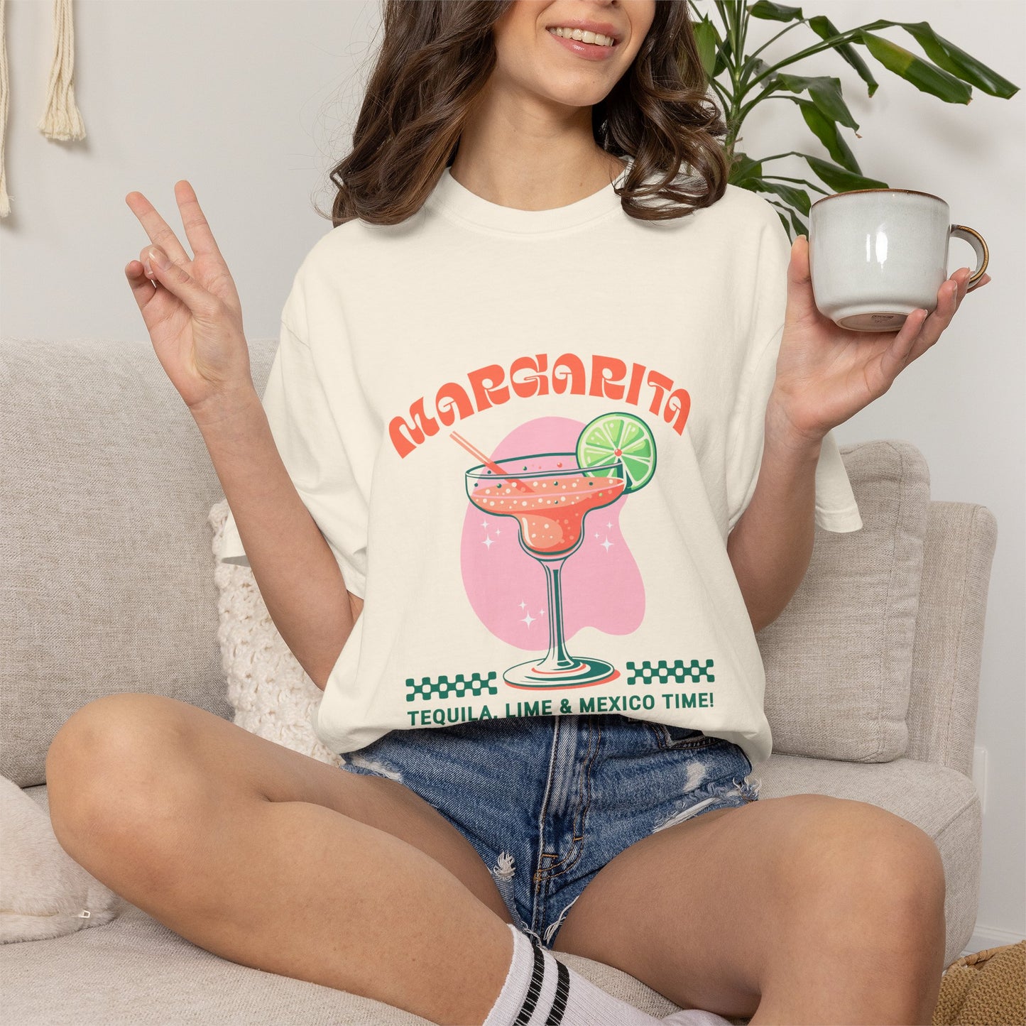 Margarita Coctail Mexico Graphic T-Shirt