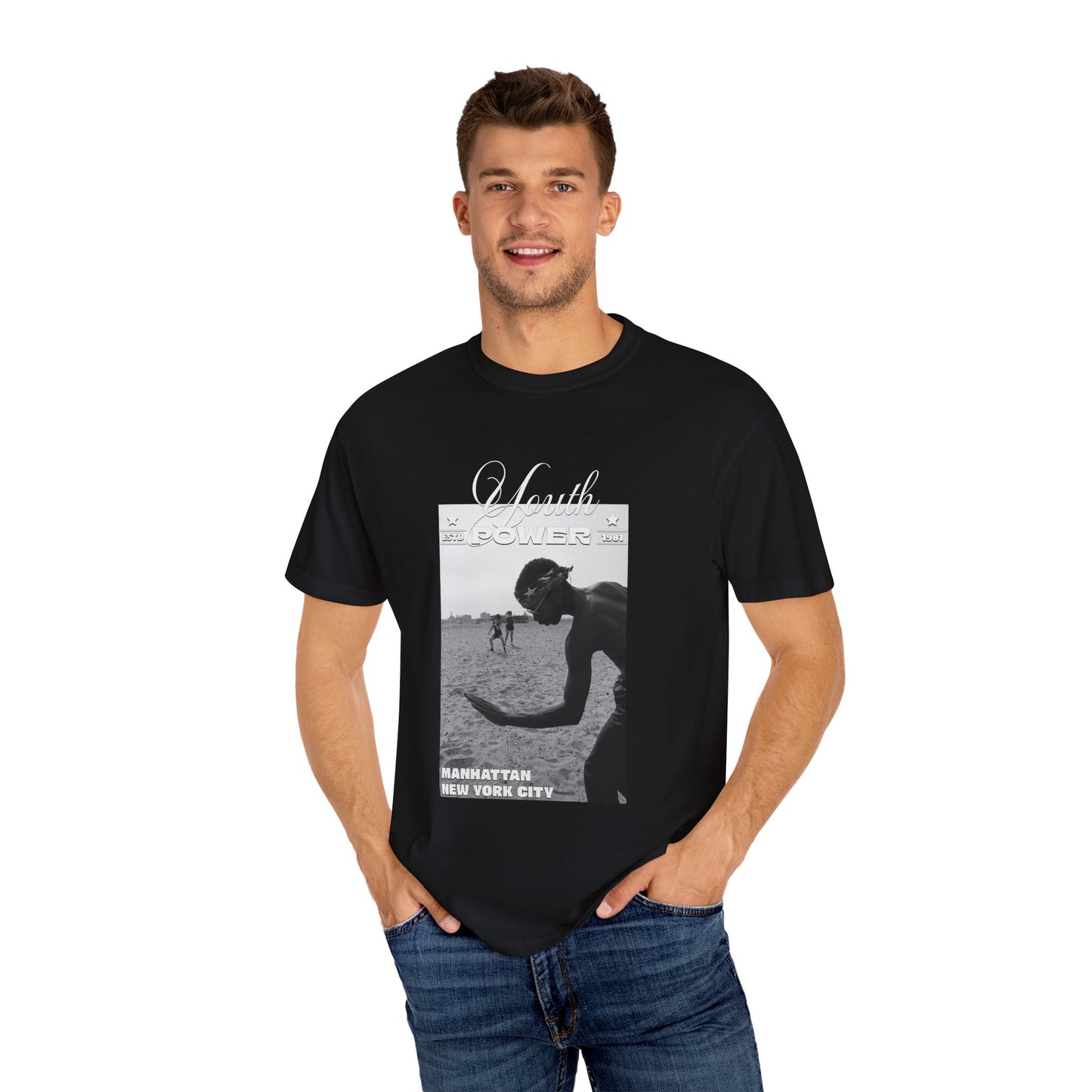 NYC Manhattan 1980s Youth Power Graphic T-Shirt
