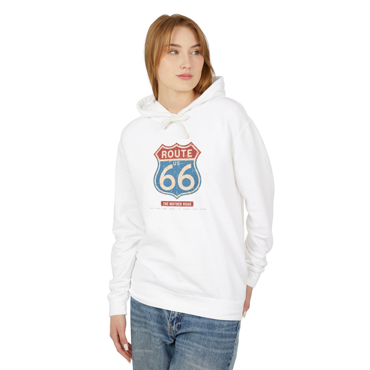 Route 66 Retro Graphic Hoodie