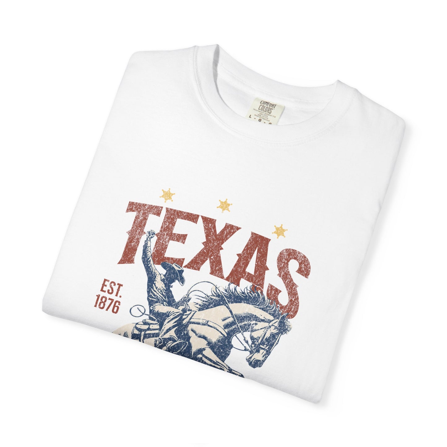 Texas Western Cowboy Graphic T-Shirt