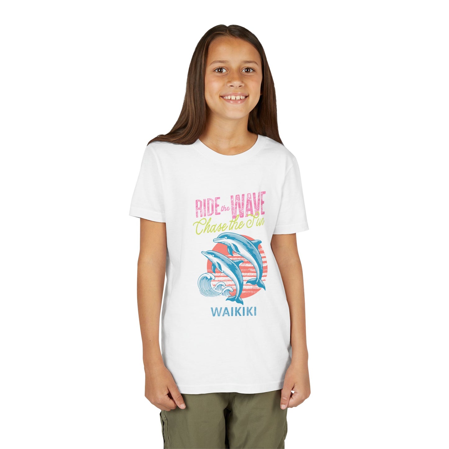 Waikiki Hawaii Dolphin Kids' T-shirt