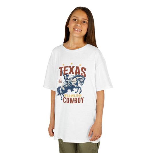 Texas Wild West Cowboy Kids T-Shirt