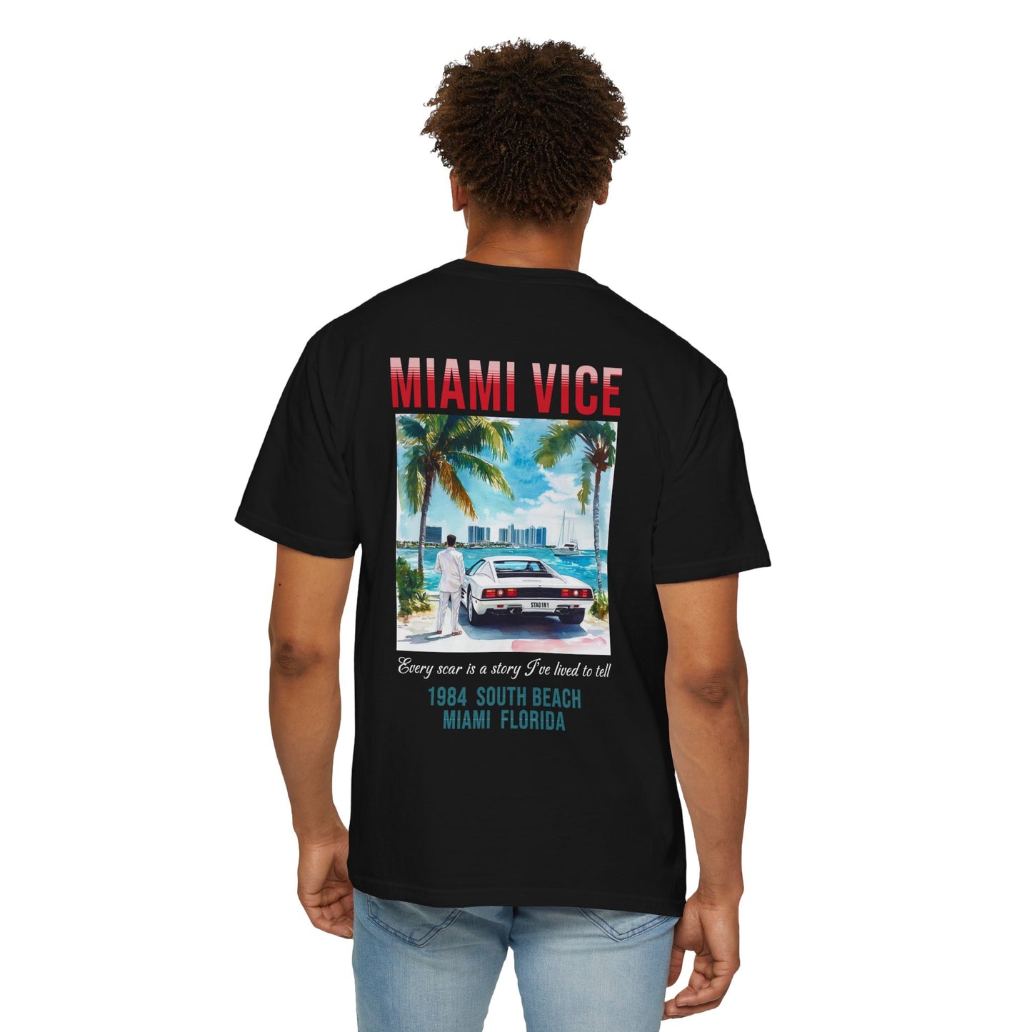 Miami Vice 1980s Graphic T-Shirt