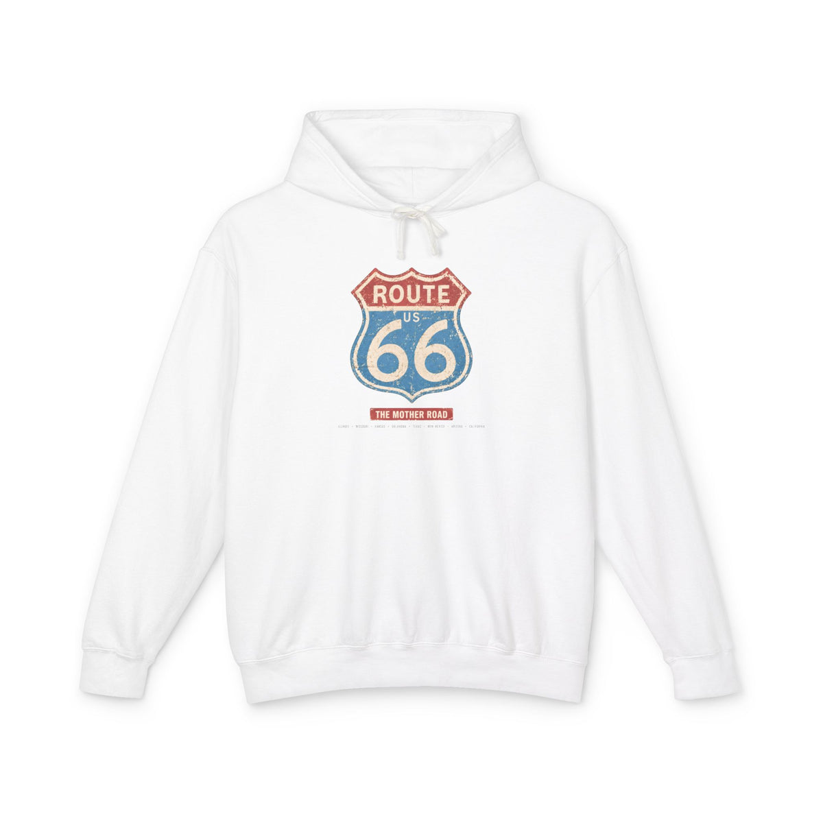 Route 66 Retro Graphic Hoodie