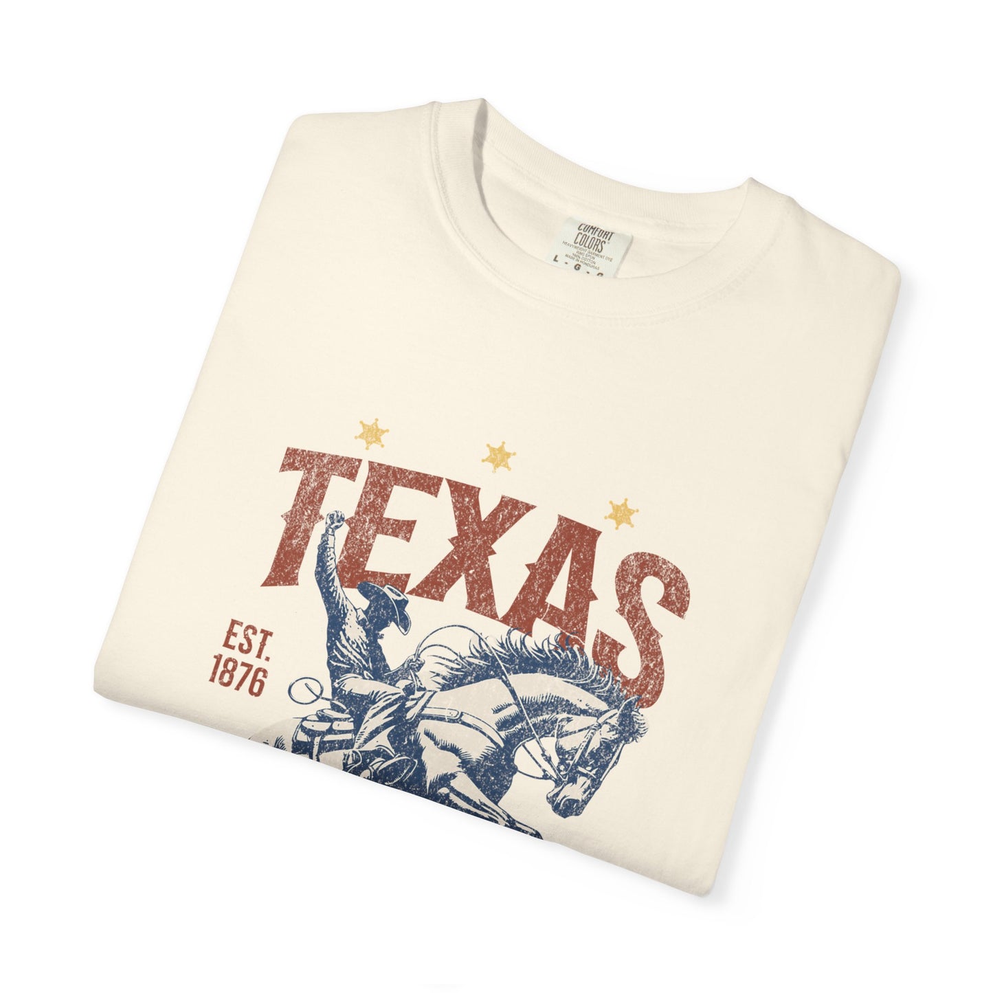 Texas Western Cowboy Graphic T-Shirt