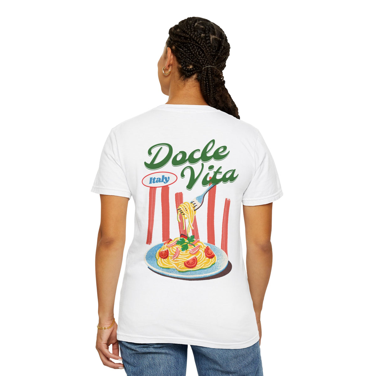Dolce Vita Italy Pasta Graphic T-Shirt