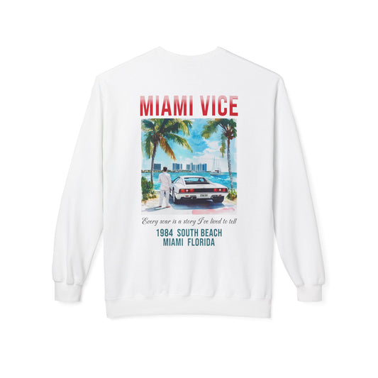Miami Vice 1980s Graphic Sweatshirt