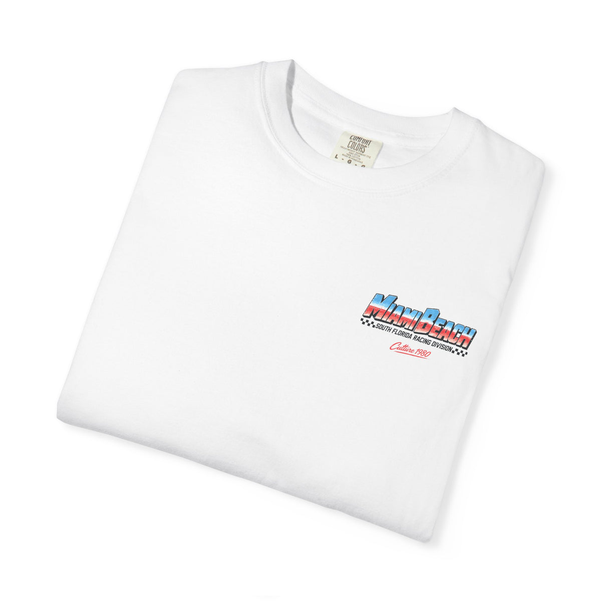 Miami Beach South Florida Racing Division Retro Graphic T-Shirt