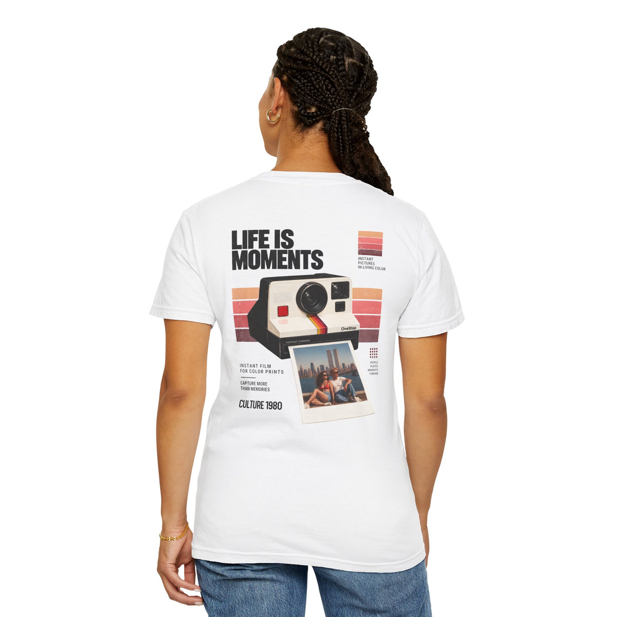 Vintage 1980s Instant Camera Retro Graphic T-Shirt