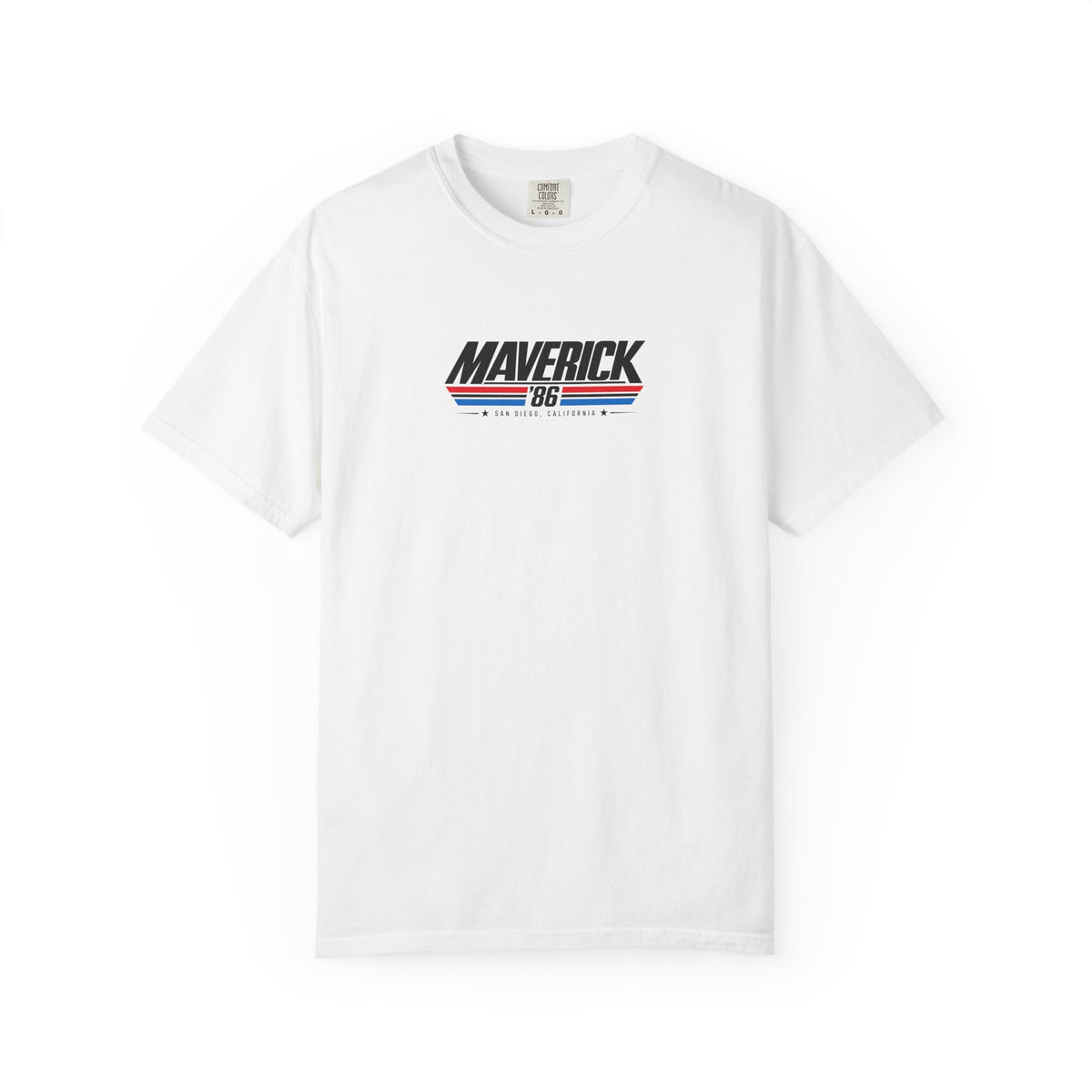 Maverick '86 San Diego California Retro Graphic T-Shirt