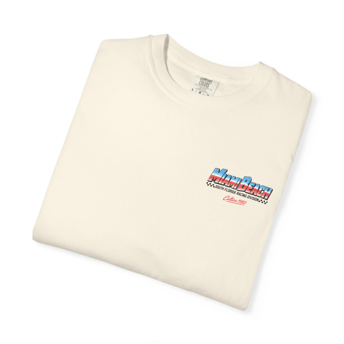 Miami Beach South Florida Racing Division Retro Graphic T-Shirt