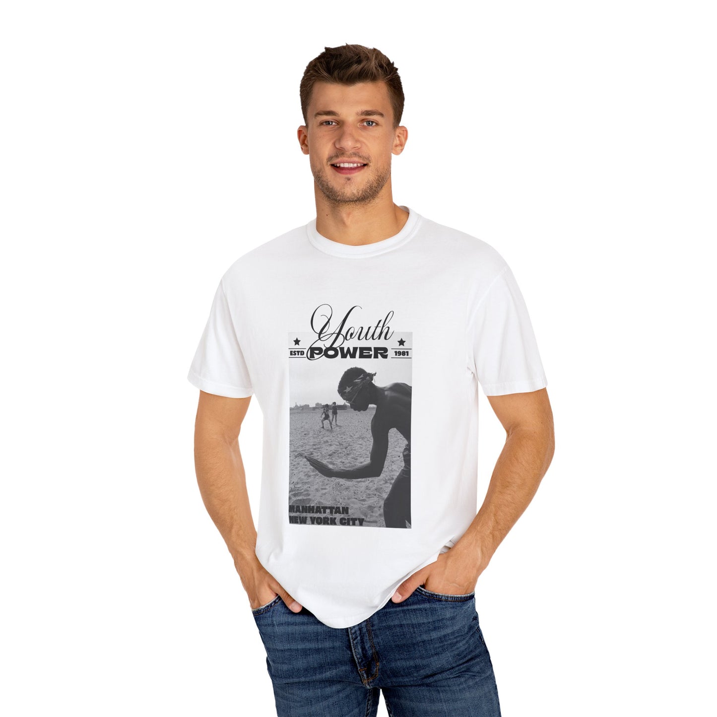 NYC Manhattan 1980s Youth Power Graphic T-Shirt